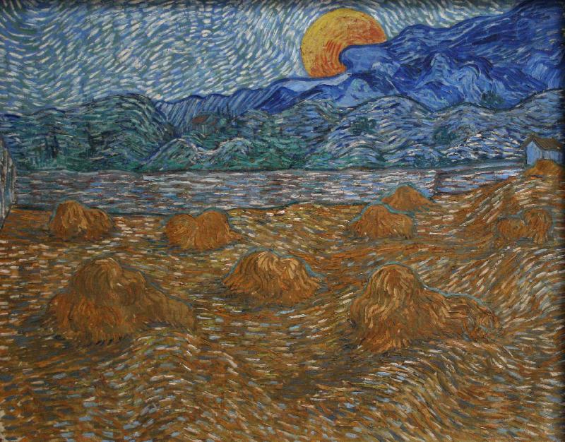 Vincent Van Gogh Wheat Fields oil painting image